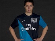 Bóng đá anh, ngoại hạng anh, lịch thi đấu euro 2012, Arsenal công bố áo đấu sân khách mùa giải mới